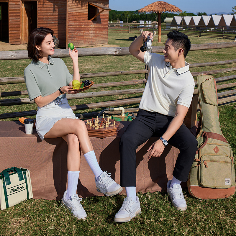 HT042-053 High-end Business Classic Series SORONA Ice-feel Short Sleeve POLO