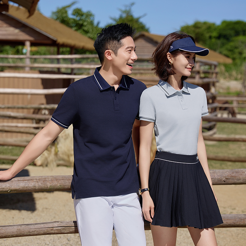 HT042-057 High-Luxury Business Classic Series Pure Cotton Short-Sleeve Polo