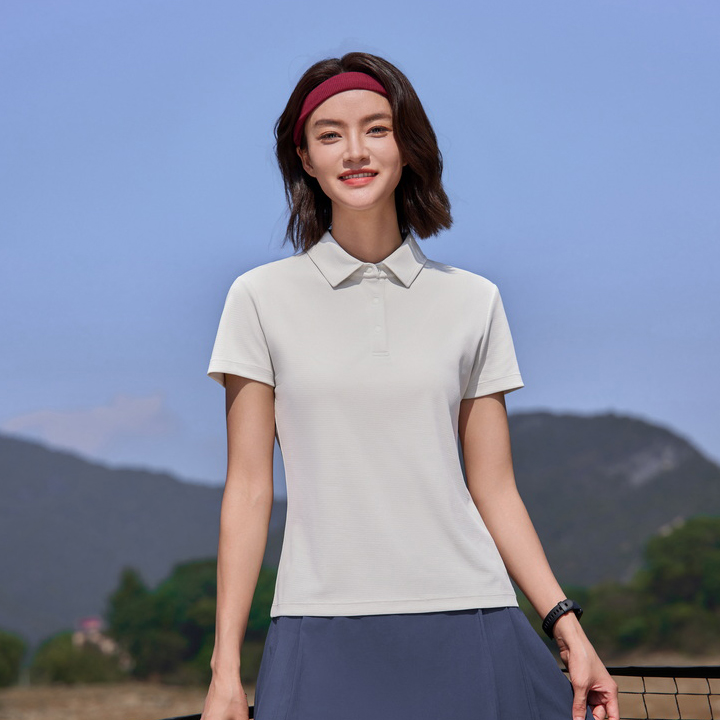 HT042-069 Golf Outdoor Sports Series Superconducting Quick-Dry Technology Short-Sleeve Polo