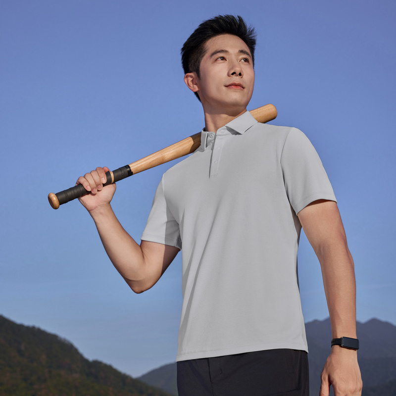 HT042-069 Golf Outdoor Sports Series Superconducting Quick-Dry Technology Short-Sleeve Polo