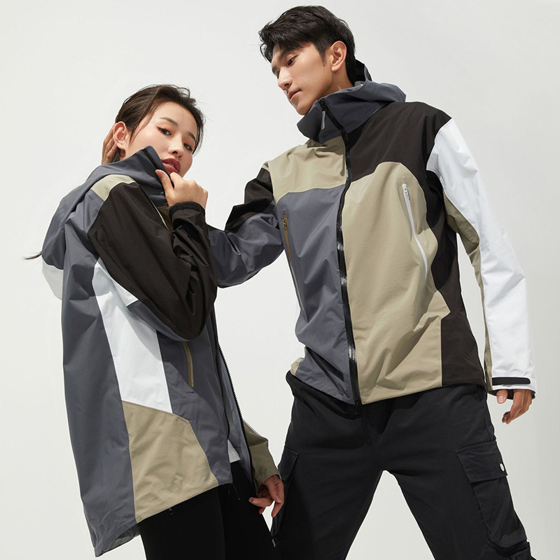 HT015-009 Spring and Autumn Unisex Seam-Taped Single-Layer Jacket