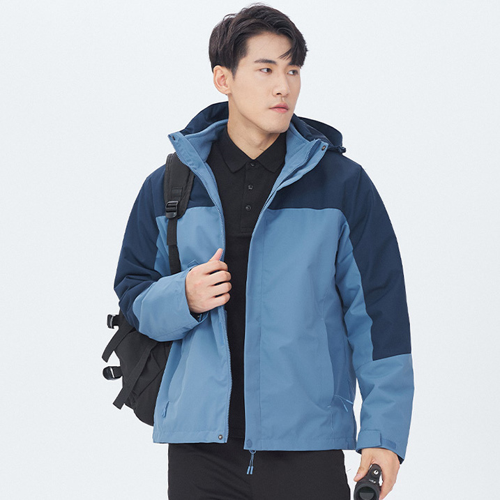 HT048-026-1 Men's and Women's North Face Style DuPont Three-Protection Fabric 3-in-1 Protective Two-Piece Set