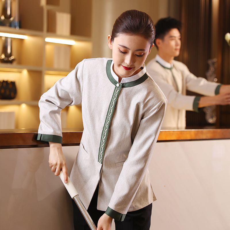 HT032-872-14男女秋冬保潔服