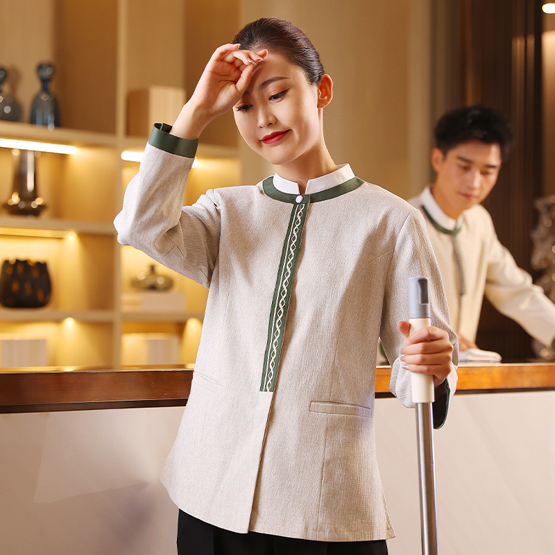 HT032-872-14男女秋冬保潔服