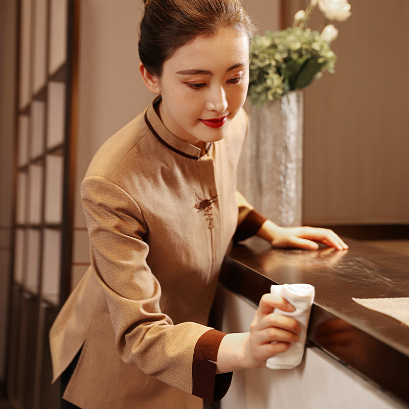 HT032-878 – Women's Autumn/Winter Cleaning Uniform