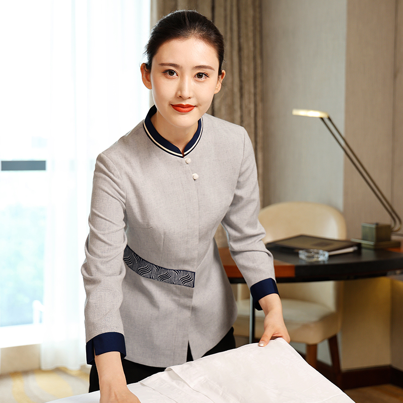 HT032-1070 – Women's Autumn/Winter Cleaning Uniform