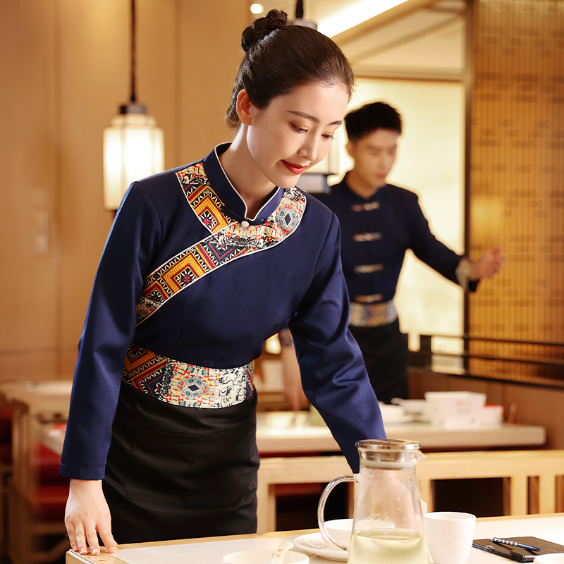 HT032-480 & HT032-481 – Chinese-style Service Staff Uniform