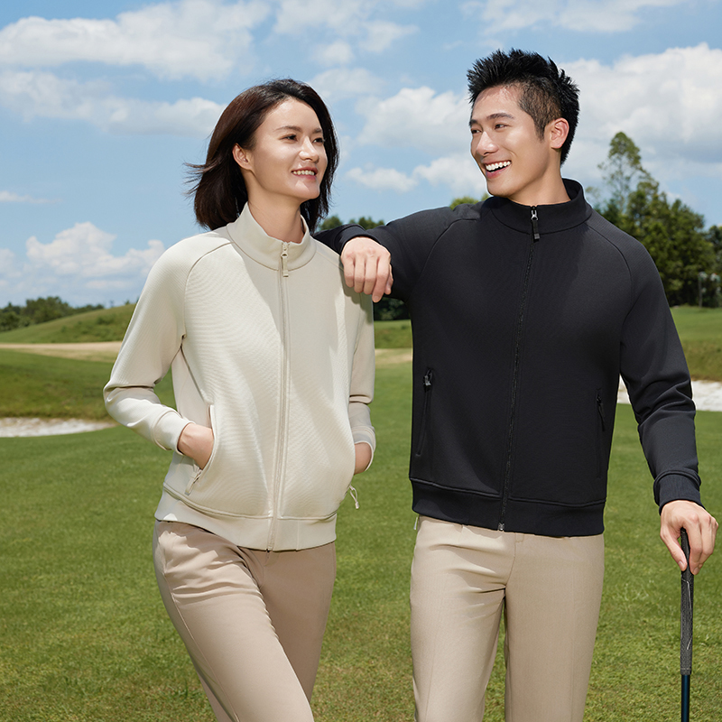 HT042-009 – High-End Heavyweight Fleece Thermal Full-Zip Long-Sleeve Jacket