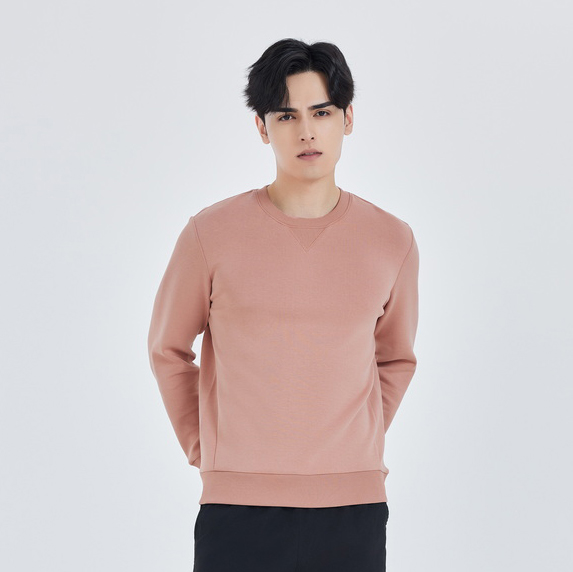 HT042-031 – Korean-Style Skin-Friendly Cotton Crewneck Sweatshirt