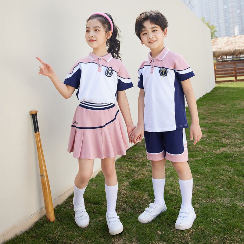 HT054-2202 – Summer Lycra Pique Polo Shirt and Skirt/Shorts Set