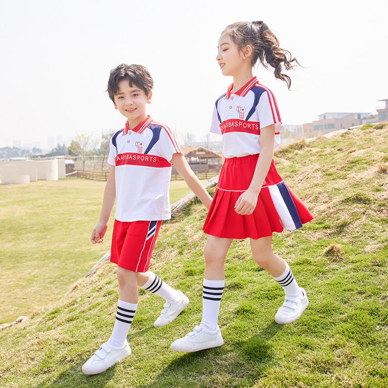 HT054-2205 – Summer Lycra Pique Polo Shirt and Skirt/Shorts Set