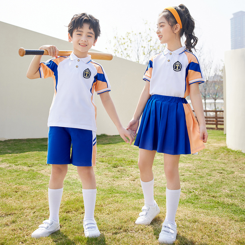 HT054-2217 – Summer Lycra Pique Polo Shirt and Skirt/Shorts Set