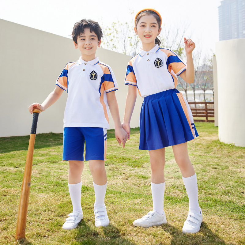 HT054-2217 – Summer Lycra Pique Polo Shirt and Skirt/Shorts Set