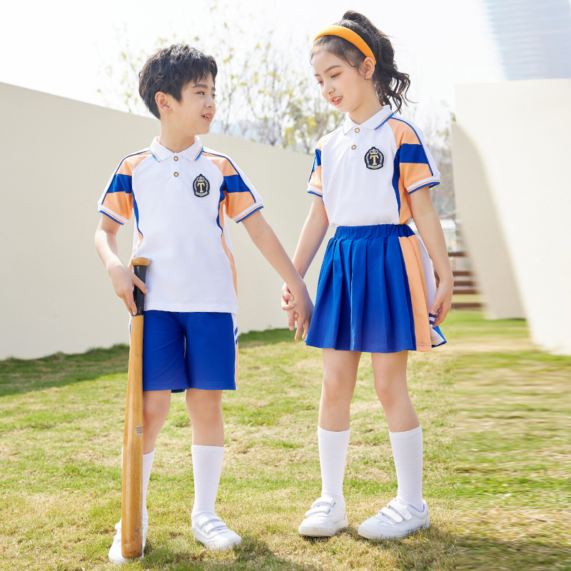 HT054-2217 – Summer Lycra Pique Polo Shirt and Skirt/Shorts Set