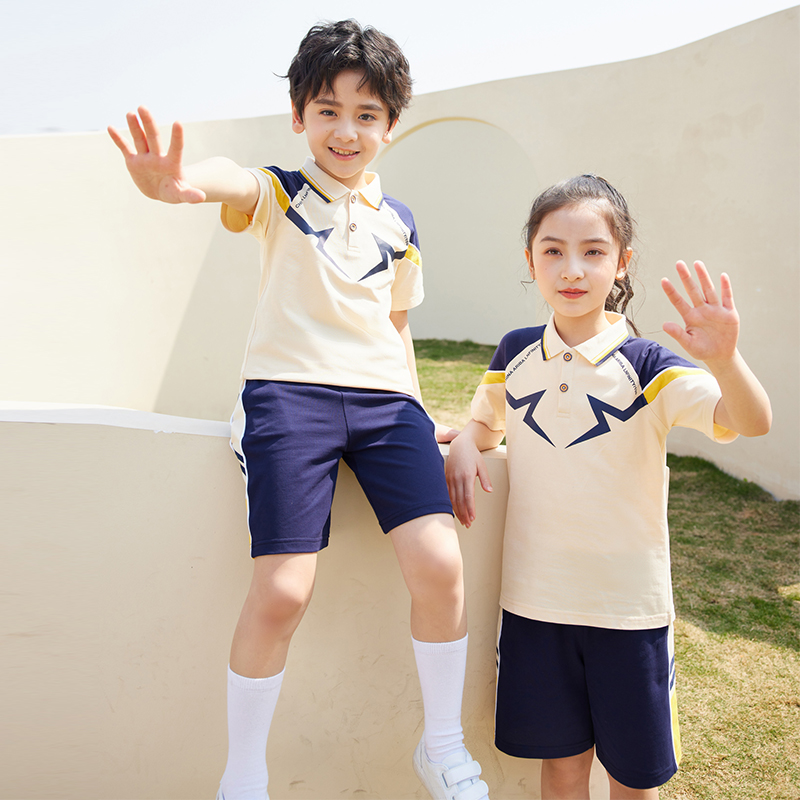 HT054-2218 – Summer Lycra Pique Polo Shirt and Skirt/Shorts Set