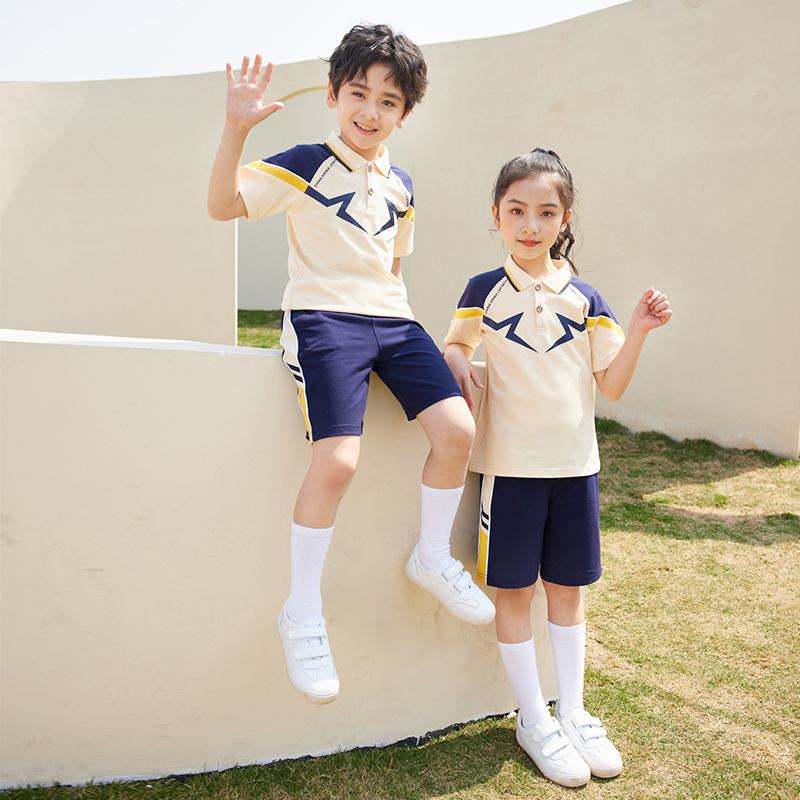 HT054-2218 – Summer Lycra Pique Polo Shirt and Skirt/Shorts Set