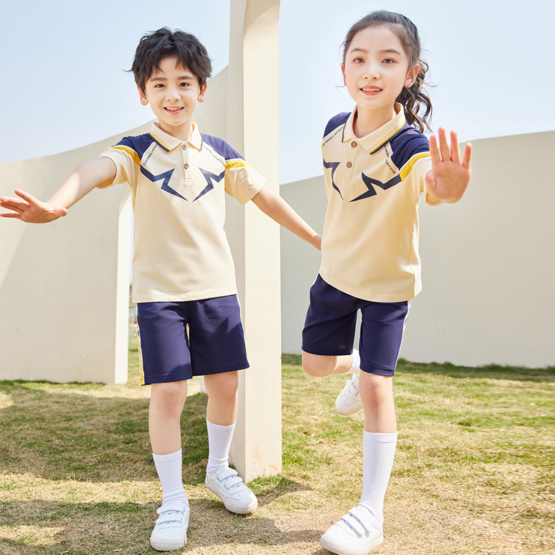 HT054-2218 – Summer Lycra Pique Polo Shirt and Skirt/Shorts Set