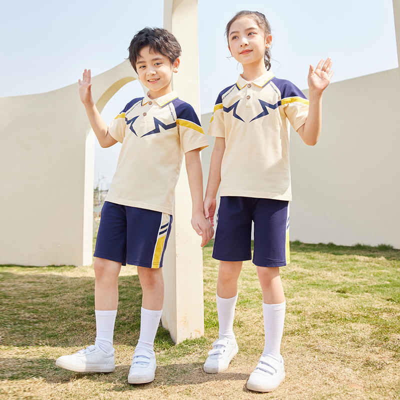 HT054-2218 – Summer Lycra Pique Polo Shirt and Skirt/Shorts Set