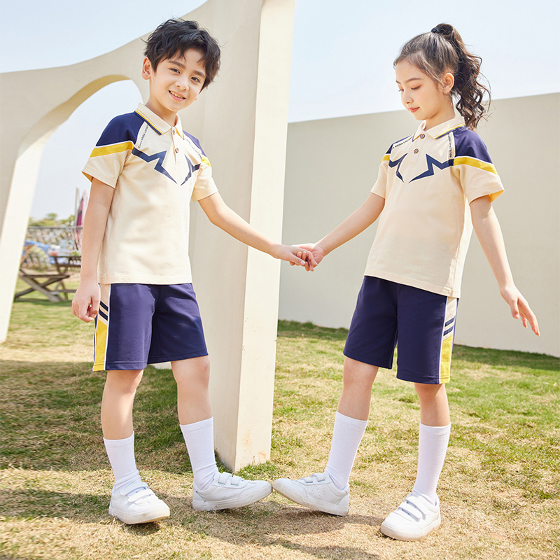 HT054-2218 – Summer Lycra Pique Polo Shirt and Skirt/Shorts Set