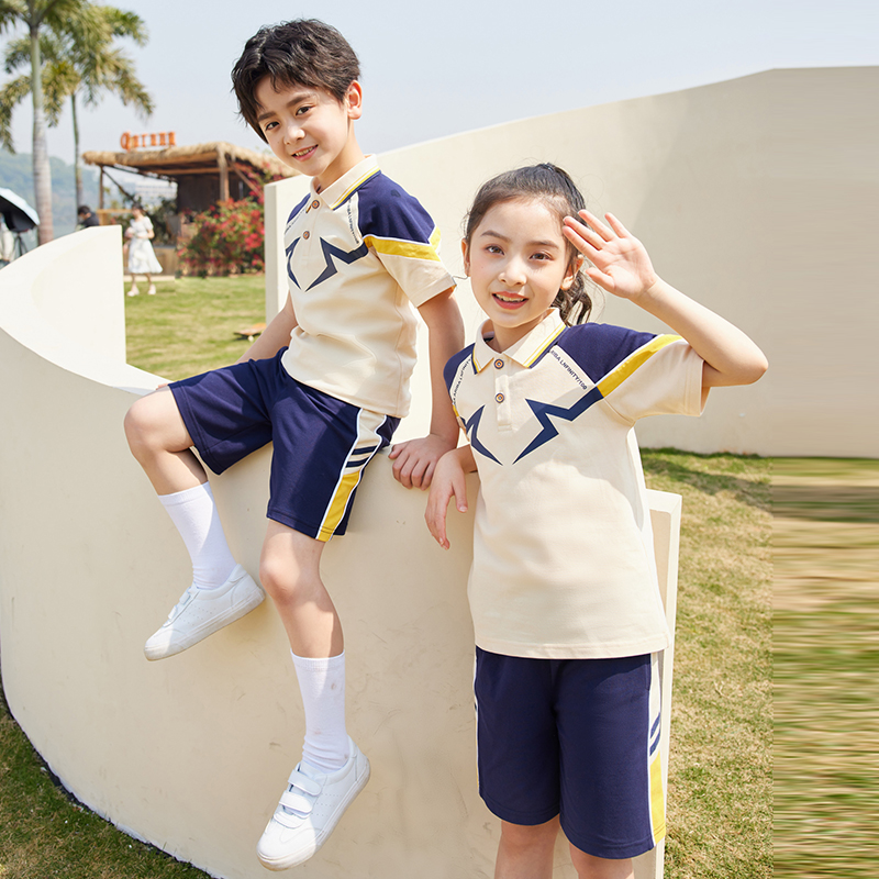 HT054-2218 – Summer Lycra Pique Polo Shirt and Skirt/Shorts Set