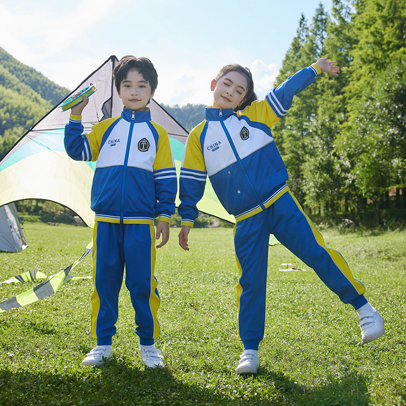 HT054-2247春秋網眼珠地運動服衣褲套裝