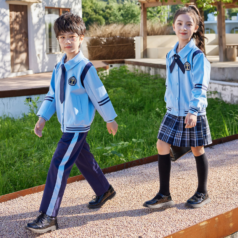 HT054-2275 – Spring/Autumn Bi-Stretch Ponte Roma British-Style Sportswear Set (Top & Pants)