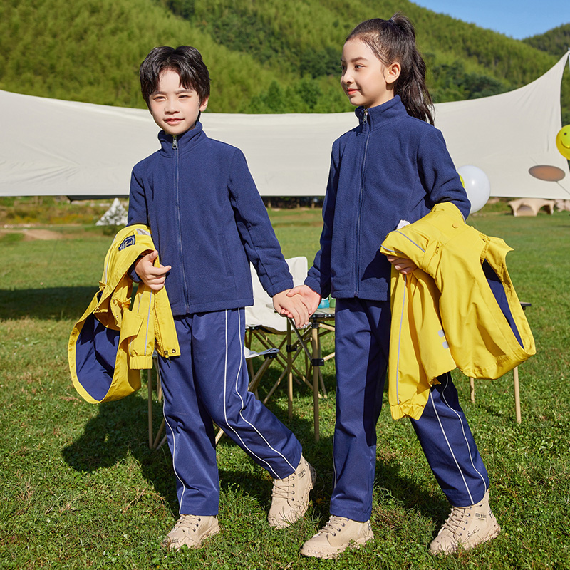 HT054-2271冬季沖鋒衣內(nèi)膽外殼褲子三件套