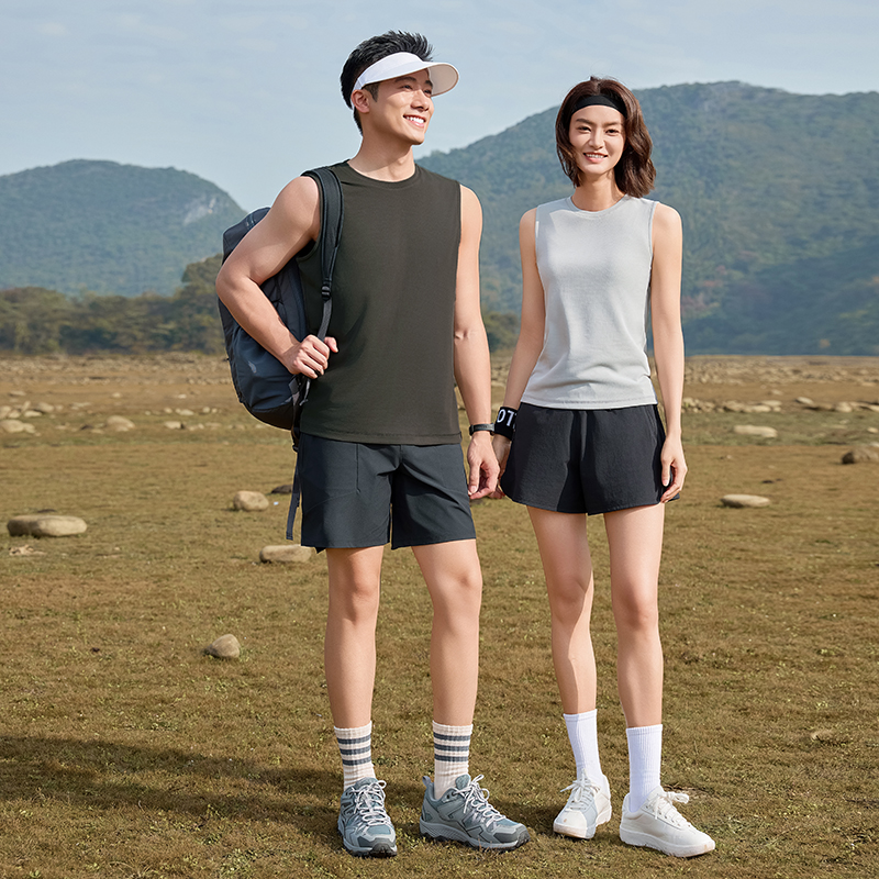 HT042-180 Golf outdoor sports series – super?conductive quick?dry technology sleeveless crew?neck T?shirt