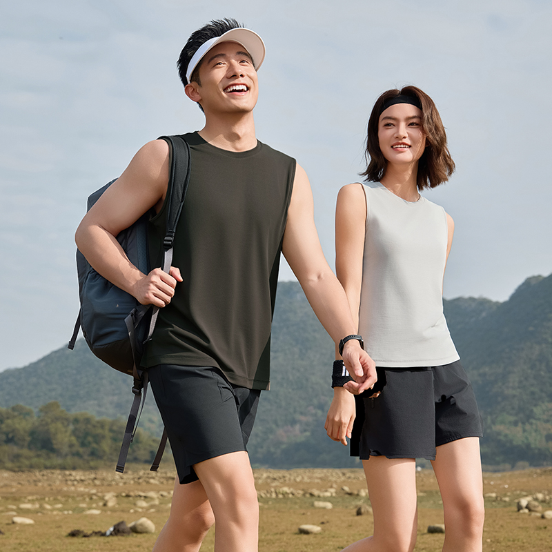 HT042-180 Golf outdoor sports series – super?conductive quick?dry technology sleeveless crew?neck T?shirt