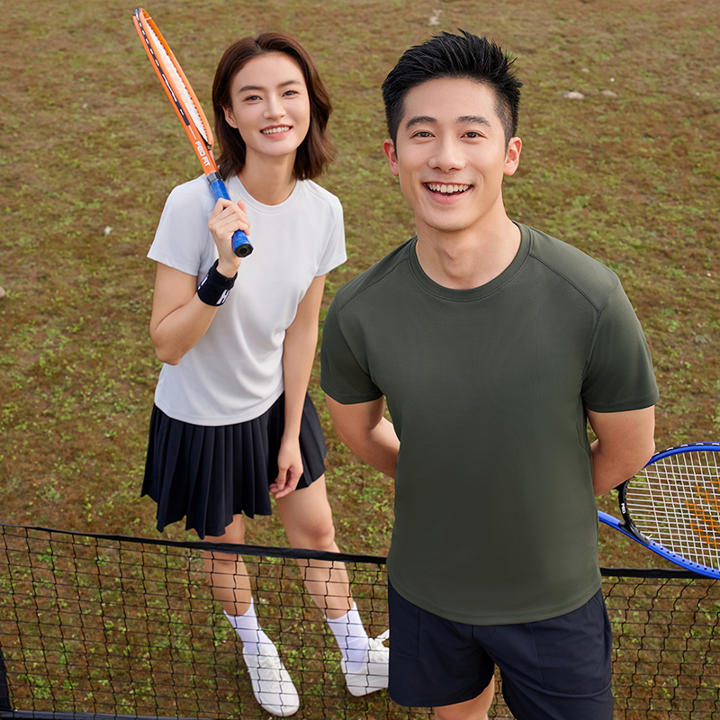 HT042-181高爾夫戶外運動系列超導(dǎo)快干科技特惠短袖圓領(lǐng)T恤