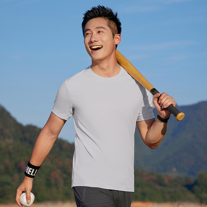 HT042-181高爾夫戶外運動系列超導(dǎo)快干科技特惠短袖圓領(lǐng)T恤
