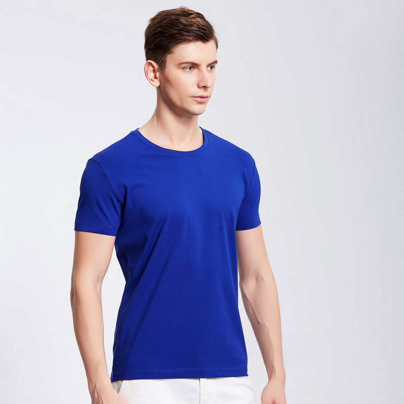 HT042-186 Organic cotton stretch short?sleeve T?shirt
