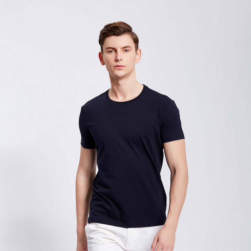 HT042-186 Organic cotton stretch short?sleeve T?shirt