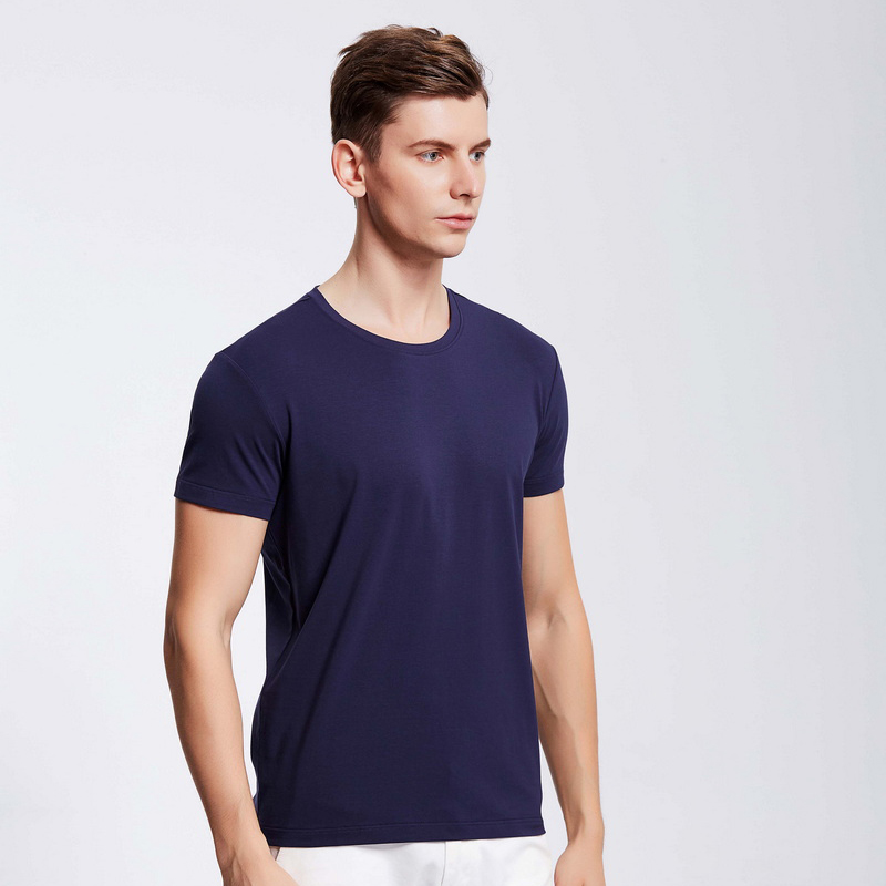 HT042-192 Xinlan cotton crew?neck T?shirt