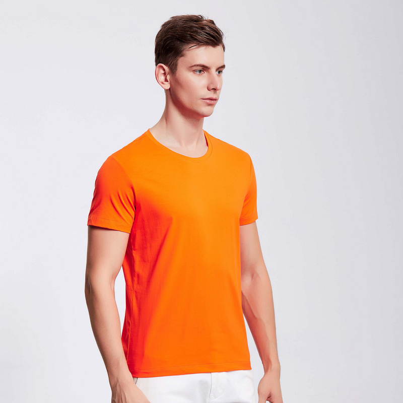 HT042-192 Xinlan cotton crew?neck T?shirt