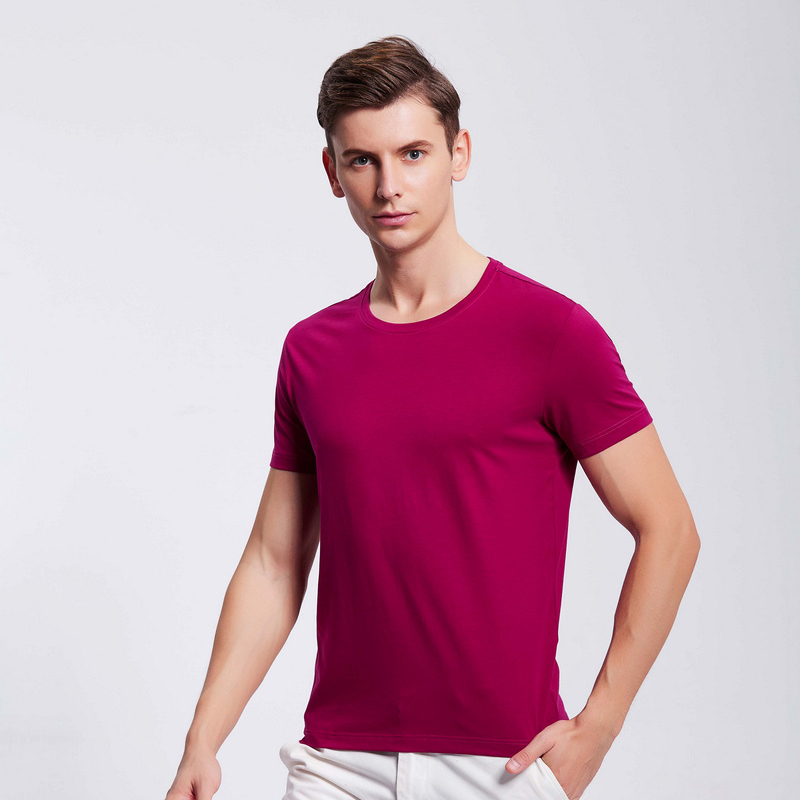 HT042-192 Xinlan cotton crew?neck T?shirt