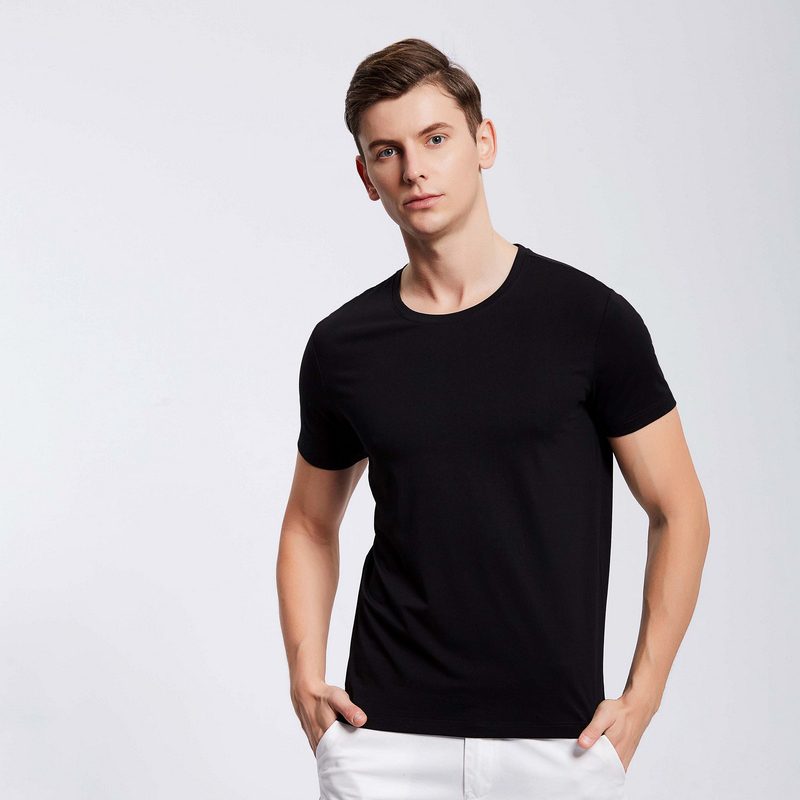 HT042-192 Xinlan cotton crew?neck T?shirt