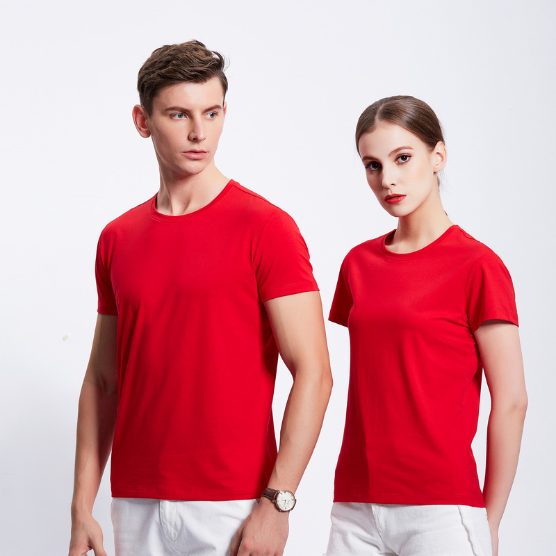 HT042-192 Xinlan cotton crew?neck T?shirt