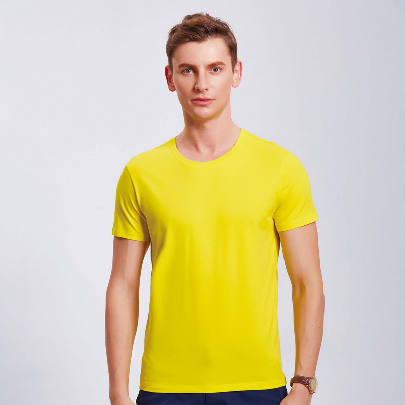 HT042-192 Xinlan cotton crew?neck T?shirt