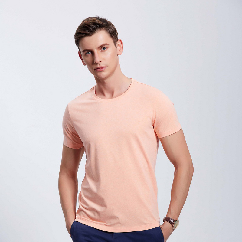 HT042-192 Xinlan cotton crew?neck T?shirt