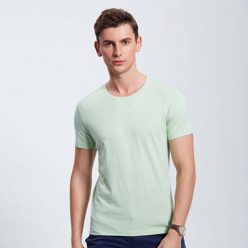 HT042-192 Xinlan cotton crew?neck T?shirt