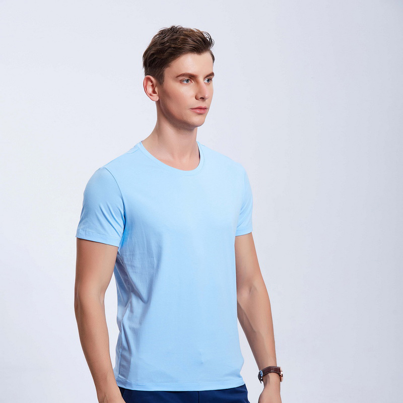 HT042-192 Xinlan cotton crew?neck T?shirt