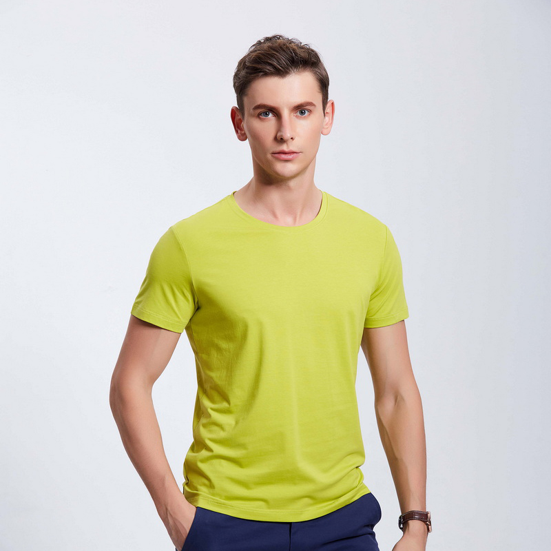 HT042-192 Xinlan cotton crew?neck T?shirt