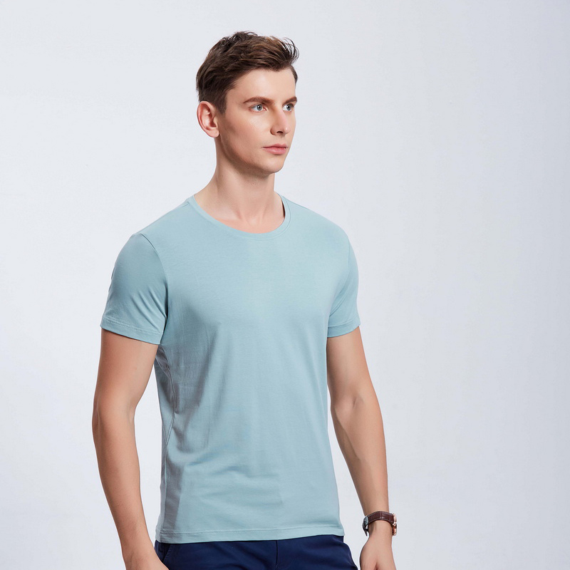 HT042-192 Xinlan cotton crew?neck T?shirt