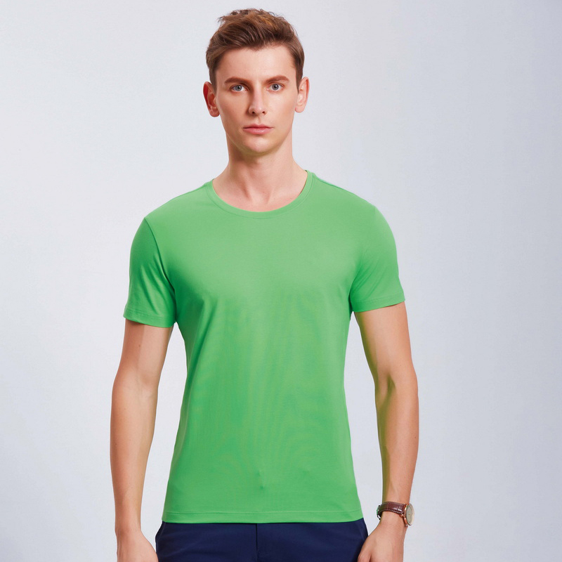 HT042-192 Xinlan cotton crew?neck T?shirt