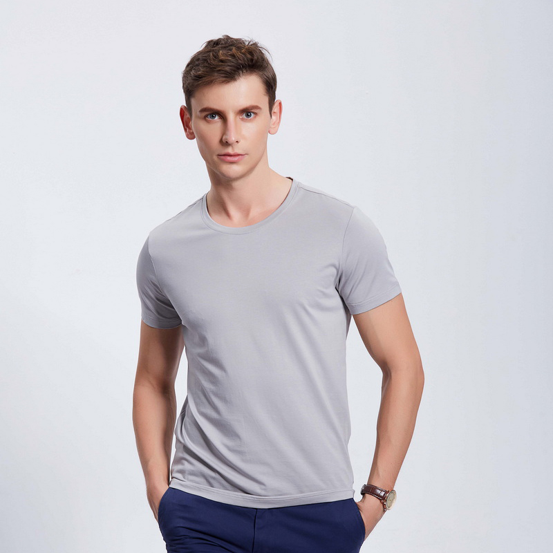 HT042-192 Xinlan cotton crew?neck T?shirt