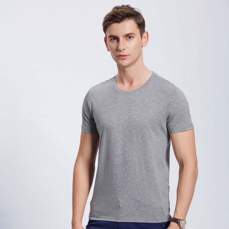 HT042-192 Xinlan cotton crew?neck T?shirt