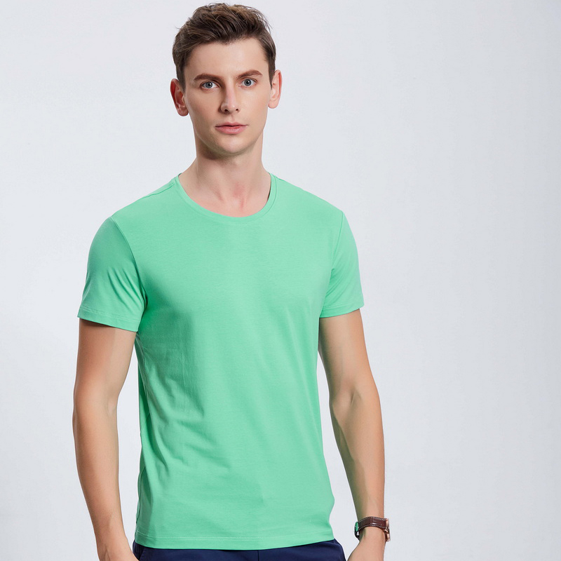 HT042-192 Xinlan cotton crew?neck T?shirt