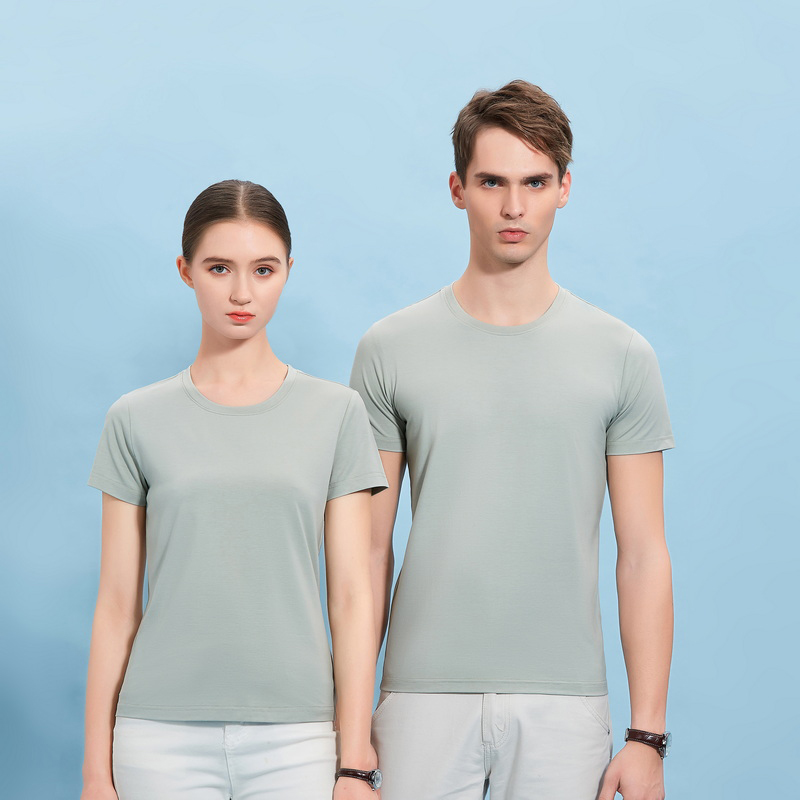 HT042-193 Modal stretch crew?neck T?shirt