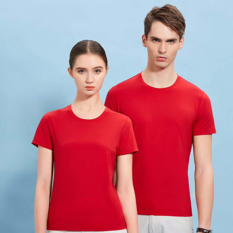HT042-193 Modal stretch crew?neck T?shirt